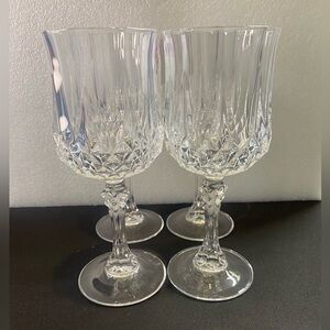 Elegant Crystal Wine Glass Set